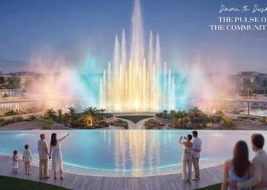 Fountain plaza